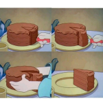 Kad zatražiš najmanje parče torte